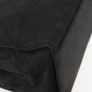 GUCCI GG Canvas Bamboo Hand Bag Nylon Black Silver 0021010 Auth 121344-9