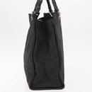 GUCCI GG Canvas Bamboo Hand Bag Nylon Black Silver 0021010 Auth 121344-4