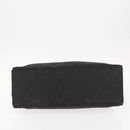 GUCCI GG Canvas Bamboo Hand Bag Nylon Black Silver 0021010 Auth 121344-5