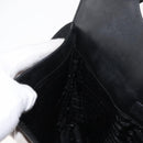 PRADA Shoulder Bag Leather Black Auth 121345-19