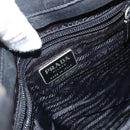 PRADA Shoulder Bag Leather Black Auth 121345-10