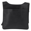 PRADA Shoulder Bag Leather Black Auth 121345-2