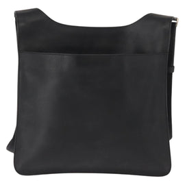 PRADA Shoulder Bag Leather Black Auth 121345 - 0