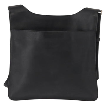 PRADA Shoulder Bag Leather Black Auth 121345 - 0