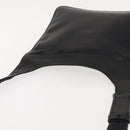 PRADA Shoulder Bag Leather Black Auth 121345-6