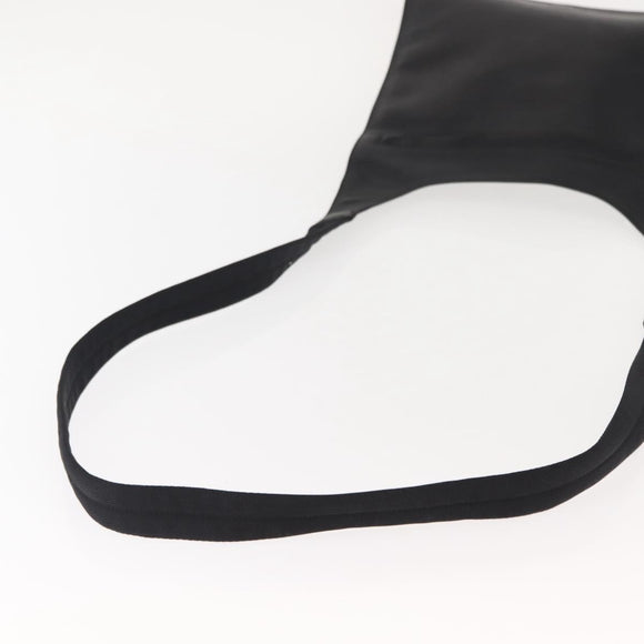 PRADA Shoulder Bag Leather Black Auth 121345