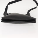 PRADA Shoulder Bag Leather Black Auth 121345-5