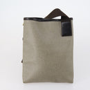 Salvatore Ferragamo Shoulder Bag PVC Nylon 2 Set Beige Black Auth 121346-11