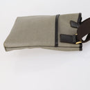 Salvatore Ferragamo Shoulder Bag PVC Nylon 2 Set Beige Black Auth 121346-12