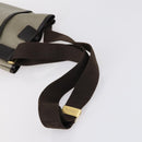 Salvatore Ferragamo Shoulder Bag PVC Nylon 2 Set Beige Black Auth 121346-13