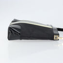 GUCCI Shoulder Bag Enamel Canvas Black Gold 001 4231 Auth 121347-3