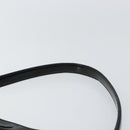 GUCCI Shoulder Bag Enamel Canvas Black Gold 001 4231 Auth 121347-8