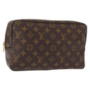LOUIS VUITTON Monogram Trousse Toilette 28 Clutch Bag M47522 LV Auth 121351-1