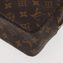LOUIS VUITTON Monogram Trousse Toilette 28 Clutch Bag M47522 LV Auth 121351-16