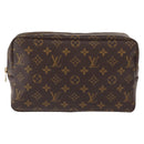 LOUIS VUITTON Monogram Trousse Toilette 28 Clutch Bag M47522 LV Auth 121351-13