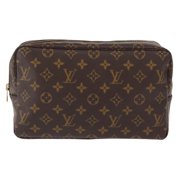 LOUIS VUITTON Monogram Trousse Toilette 28 Clutch Bag M47522 LV Auth 121351