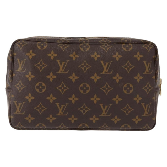 LOUIS VUITTON Monogram Trousse Toilette 28 Clutch Bag M47522 LV Auth 121351