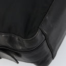 PRADA Shoulder Bag Nylon Leather Black Silver Auth 121352-16