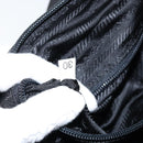 PRADA Shoulder Bag Nylon Leather Black Silver Auth 121352-10