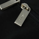 BALLY Boston Bag Nylon Leather 2way Black Silver gold Auth 121353-18