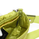 FENDI POTER Shoulder Bag Nylon 2way Green Silver Auth 121360M-24