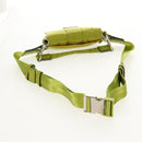 FENDI POTER Shoulder Bag Nylon 2way Green Silver Auth 121360M-9