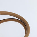 CELINE Macadam Canvas Boston Bag PVC Leather Brown Gold Auth 121362-8