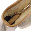 GUCCI GG Supreme Schoudertas PVC Beige Goud 211133 Auth 121363-16