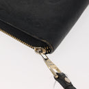 LOUIS VUITTON Monogram Empreinte Zippy Wallet Wallet Black M61864 LV Auth 121364-15