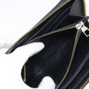 LOUIS VUITTON Monogram Empreinte Zippy Wallet Wallet Black M61864 LV Auth 121364-11