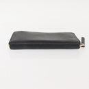 LOUIS VUITTON Monogram Empreinte Zippy Wallet Wallet Black M61864 LV Auth 121364-6