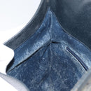 GUCCI GG Supreme Clutch Bag PVC Navy 89 02 075 Auth 121367-20