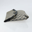 GUCCI GG Supreme Clutch Bag PVC Navy 89 02 075 Auth 121367-4