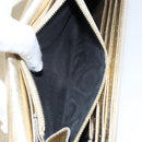 SAINT LAURENT Long Wallet Leather Gold Tone Auth 121369-11