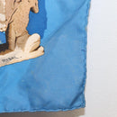 HERMES Carre 90 Scarf Silk Light Blue Auth 121371-11