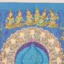 HERMES Carre 90 Scarf Silk Light Blue Auth 121371-3