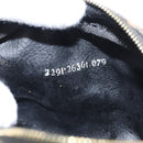 FENDI Zucca Canvas Pouch Black Brown Auth 121373-12