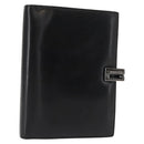 GUCCI Day Planner Cover Leather Black 031 2149 1015 Auth 121374-1