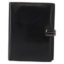GUCCI Day Planner Cover Leather Black 031 2149 1015 Auth 121374-13
