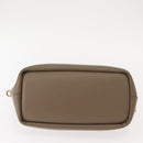 Chloe Bailey Hand Bag Leather 2way Gray Light Blue Auth 121377-5