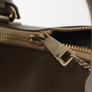 Chloe Bailey Hand Bag Leather 2way Gray Light Blue Auth 121377-9