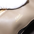 Chloe Bailey Hand Bag Leather 2way Gray Light Blue Auth 121377-19