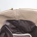 Chloe Bailey Hand Bag Leather 2way Gray Light Blue Auth 121377-20