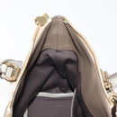 Chloe Bailey Hand Bag Leather 2way Gray Light Blue Auth 121377-21