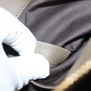 Chloe Bailey Hand Bag Leather 2way Gray Light Blue Auth 121377-12