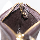 LOUIS VUITTON Monogram Idylle Pochette Cles Coin Purse Fuzan M62994 Auth 121382V-21