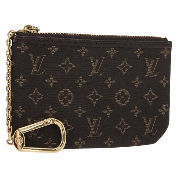 LOUIS VUITTON Monogram Idylle Pochette Cles Coin Purse Fuzan M62994 Auth 121382V