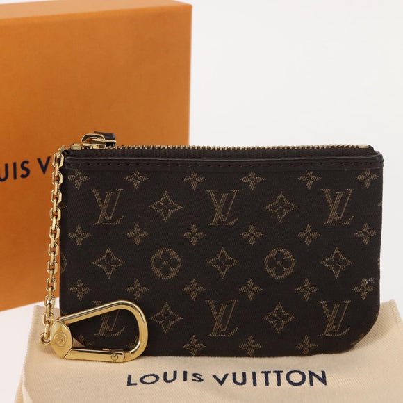 LOUIS VUITTON Monogram Idylle Pochette Cles Coin Purse Fuzan M62994 Auth 121382V