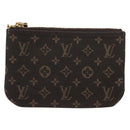 LOUIS VUITTON Monogram Idylle Pochette Cles Coin Purse Fuzan M62994 Auth 121382V-13