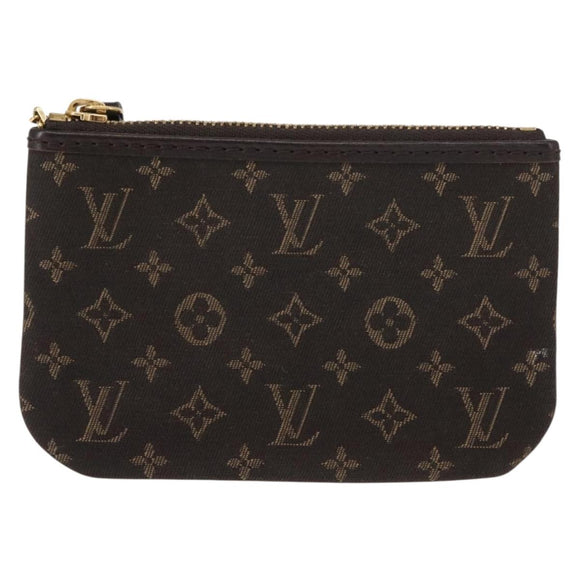 LOUIS VUITTON Monogram Idylle Pochette Cles Coin Purse Fuzan M62994 Auth 121382V